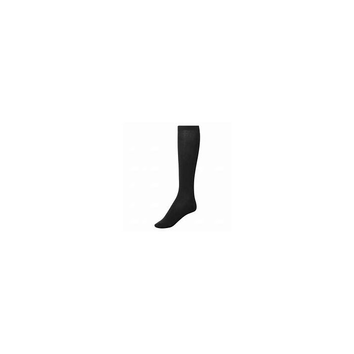 COTTON RICH LONG SOCKS PACK OF TWO - BLACK