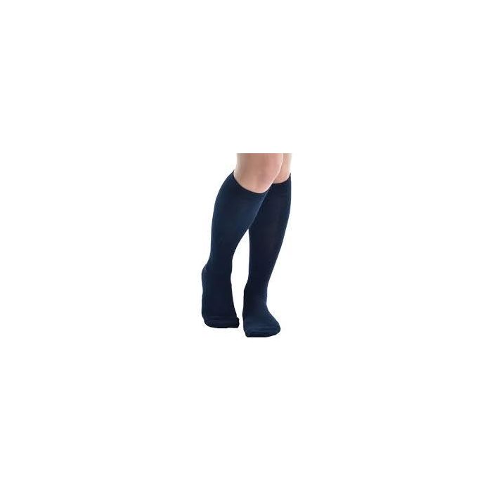 COTTON RICH NAVY LONG SOCKS SINGLE PACK