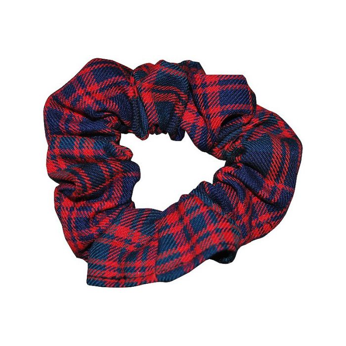 ST GEORGE'S TARTAN SCRUNCHIE