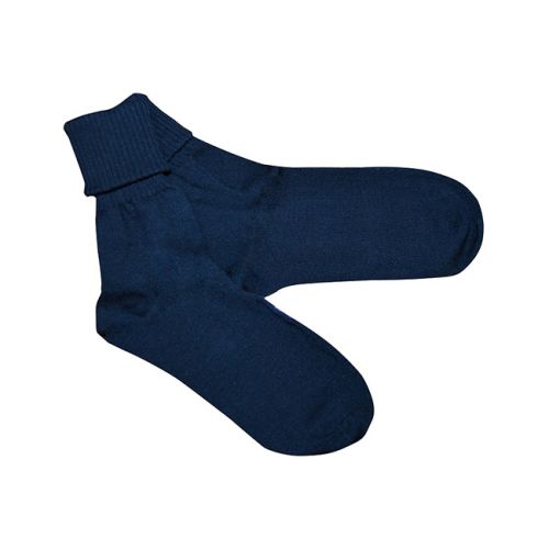 COTTON RICH ANKLE SOCKS PACK OF TWO - NAVY