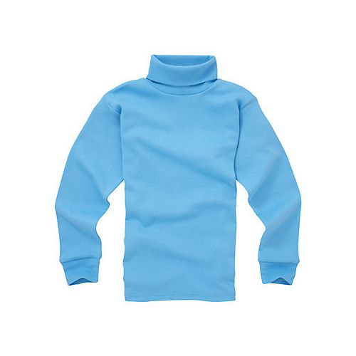 SKY BLUE ROLL NECK