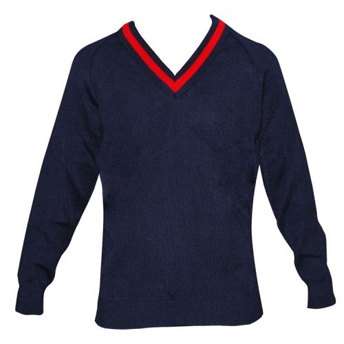 ST GEORGE'S V-NECK PULLOVER