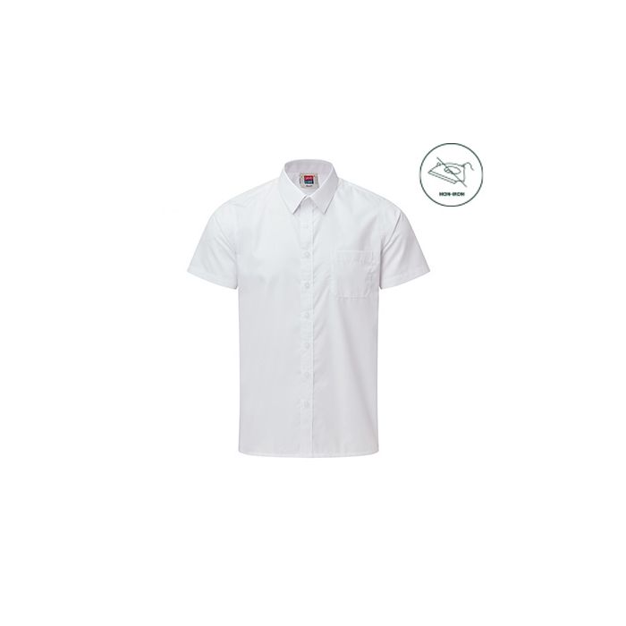SHIRT SHORT SLEEVE TWIN PACK WHITE
