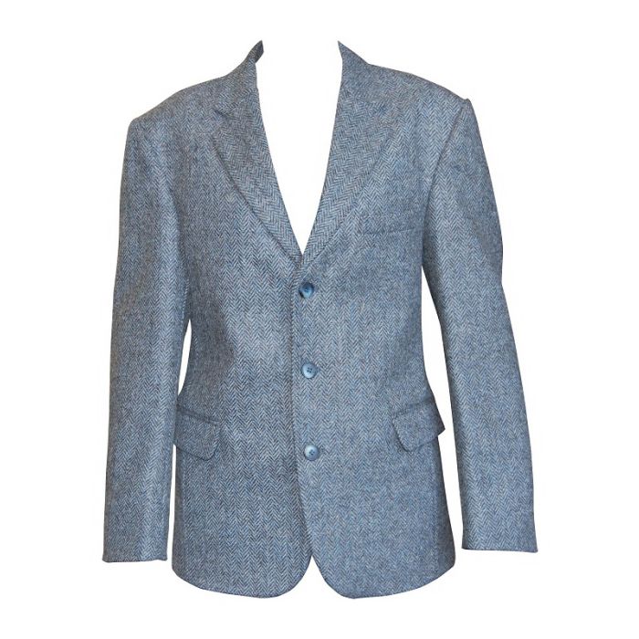 TWEED JACKET - BLUE