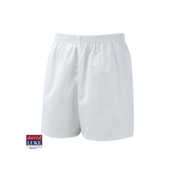 POLYCOTTON SPORTS SHORTS WHITE