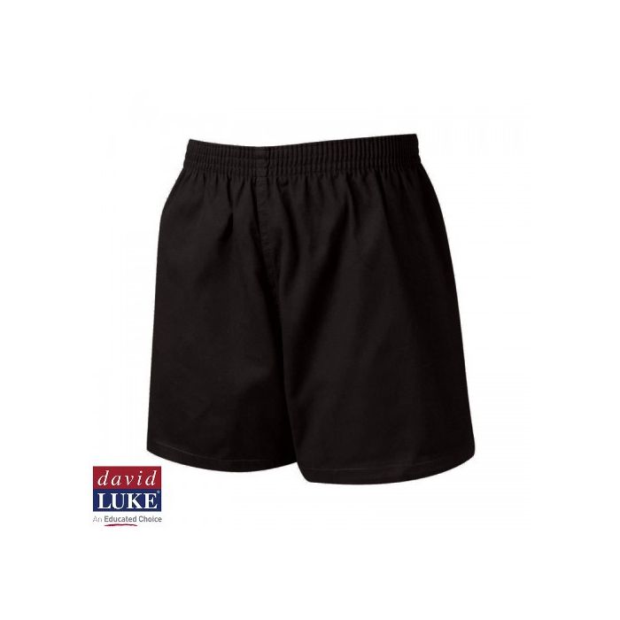 POLYCOTTON SPORTS SHORTS BLACK