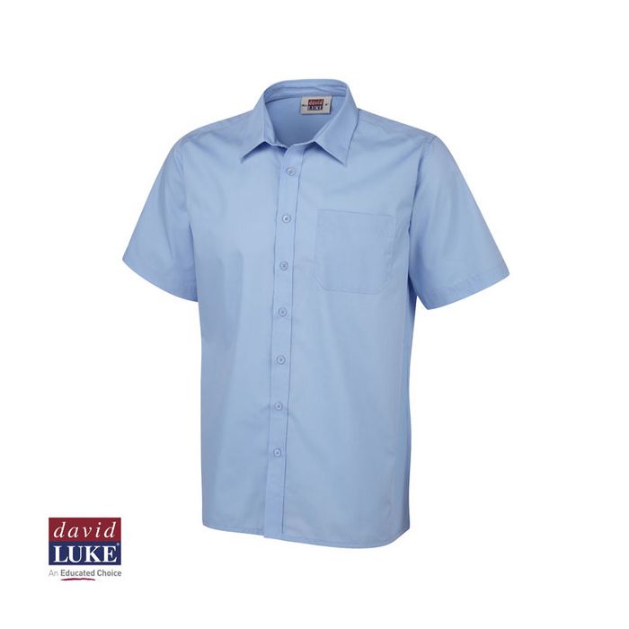 SHIRT SHORT SLEEVE TWIN PACK BLUE