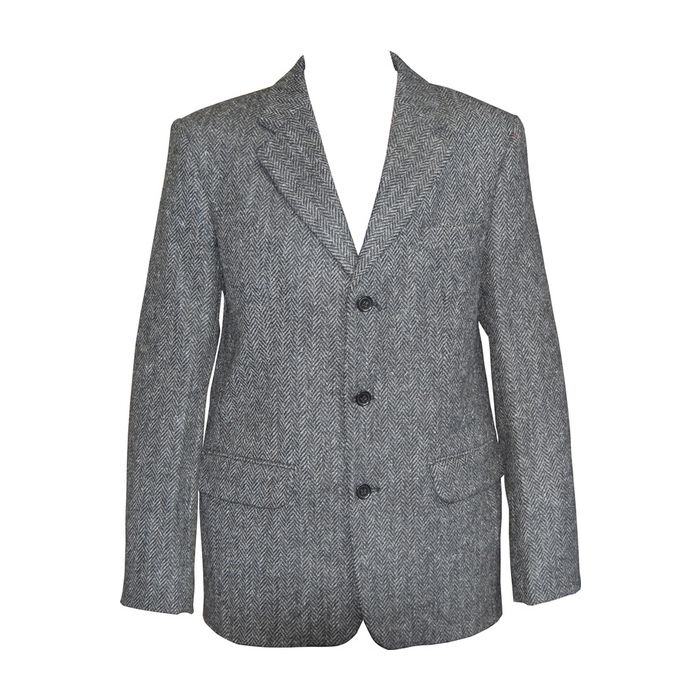 TWEED JACKET - CHARCOAL GREY