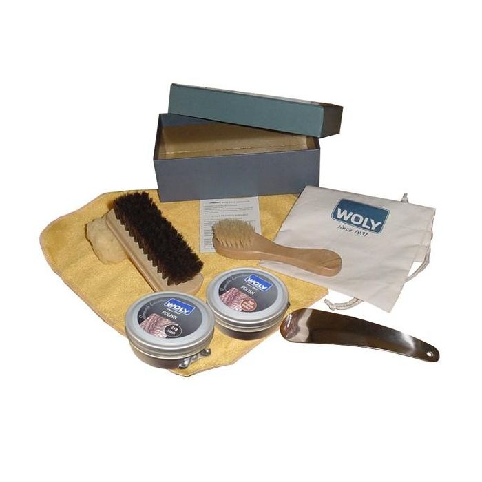 SHOE CLEANING KIT BOX WITHOUT POLISH