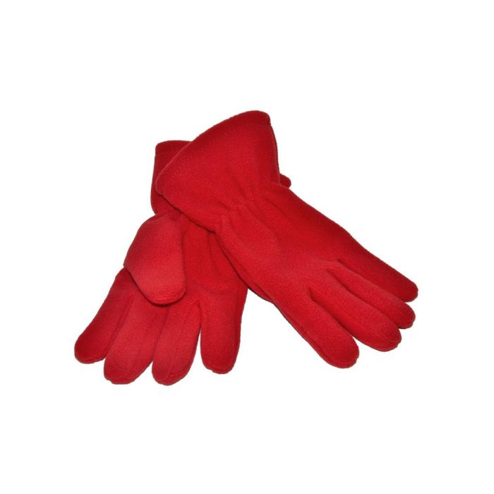 RED FLEECE GLOVES