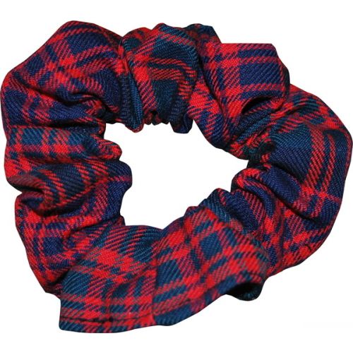 ST GEORGE'S TARTAN SCRUNCHIE