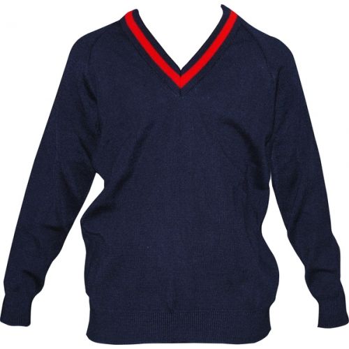 ST GEORGE'S V-NECK PULLOVER