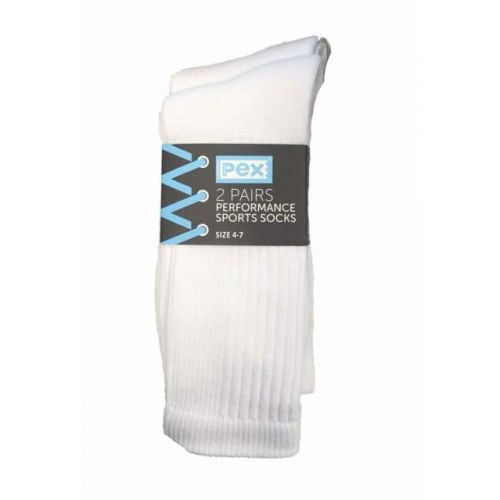 COTTON RICH SPORTS SOCKS PACK OF TWO