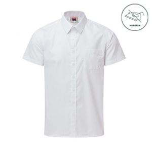 SHIRT SHORT SLEEVE TWIN PACK WHITE