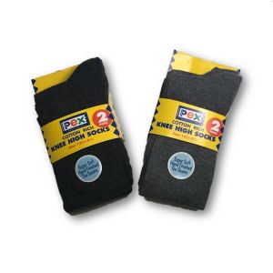 COTTON RICH LONG SOCKS PACK OF TWO