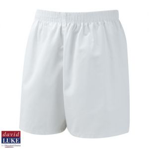 POLYCOTTON SPORTS SHORTS WHITE