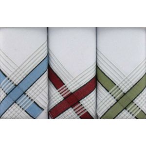 STRIPE HANDKERCHIEFS 3PK