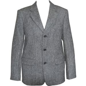 TWEED JACKET - CHARCOAL GREY