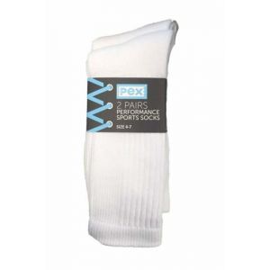 COTTON RICH SPORTS SOCKS PACK OF TWO