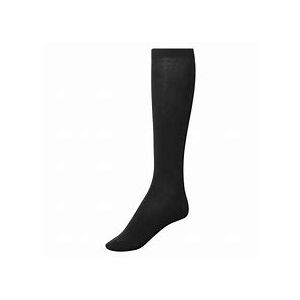 COTTON RICH LONG SOCKS PACK OF TWO - BLACK