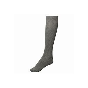 COTTON RICH LONG SOCKS PACK OF TWO - GREY