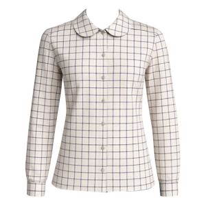 SANDROYD CHECK BLOUSE LONG SLEEVE